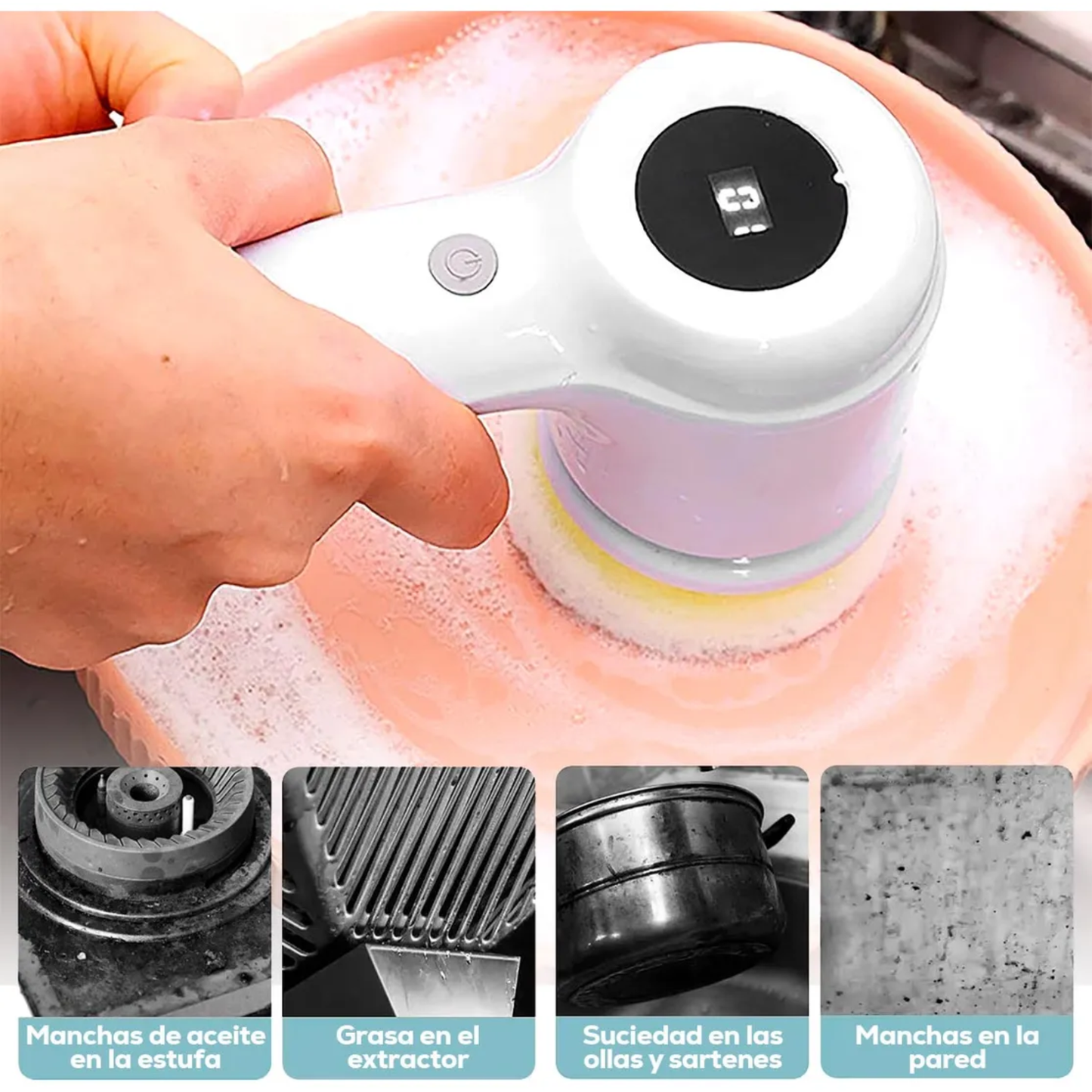 Cepillo De Limpieza Recargable 5 en 1